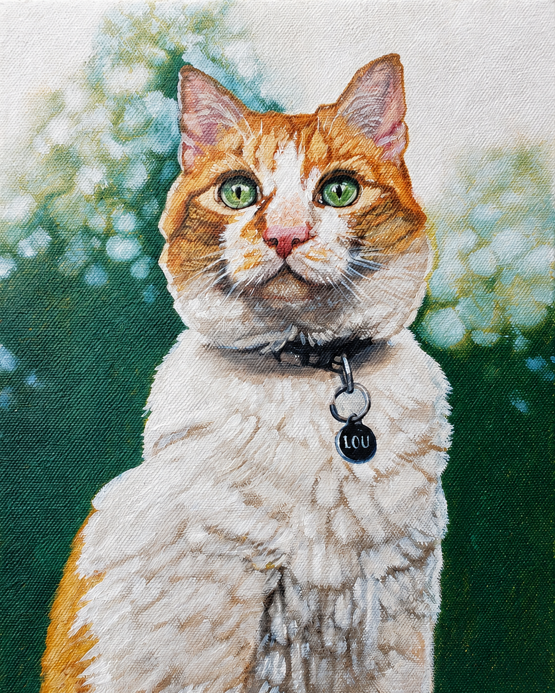 Custom Cat Pet Portrait on Canvas - Multiple Sizes