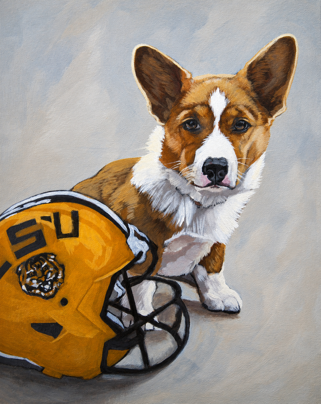 Custom Dog Pet Portrait on Canvas - Multiple Sizes Available